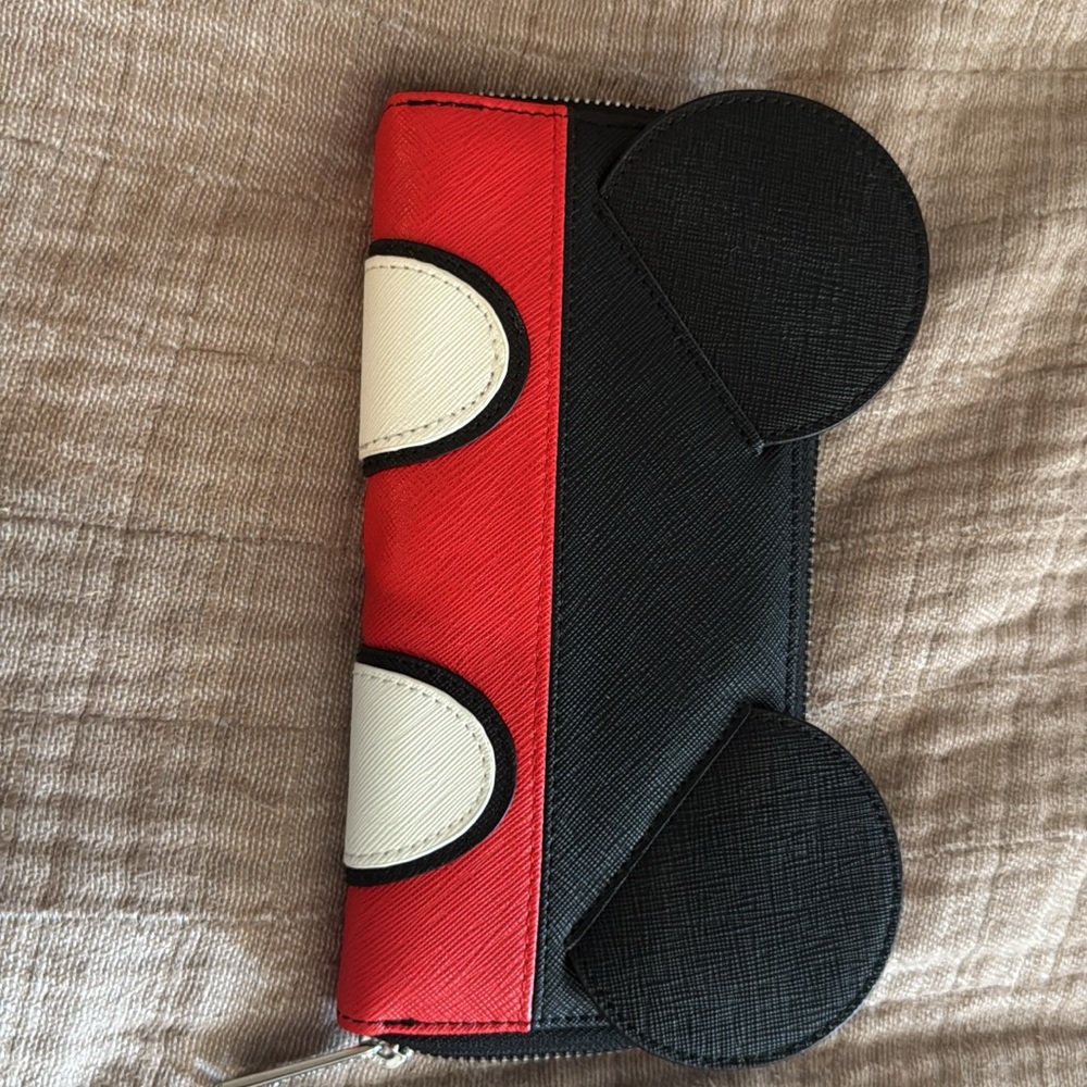 Loungefly Red and Black Wallet with Ears